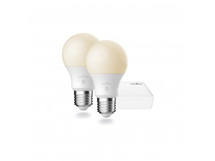 Nordlux Starter Pack - 2 x E27 A60 7W + Smart Light Bridge (bílá) Chytré žárovky sklo, plast 2070062701