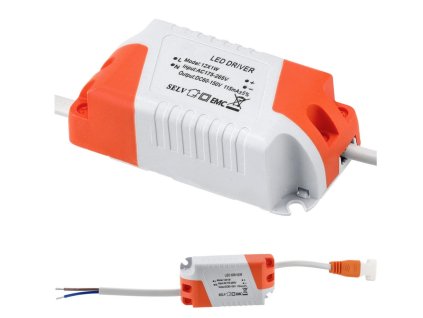 Zdroj pro LED panely 12W AC175-265V DC60-150V 115mA EMC