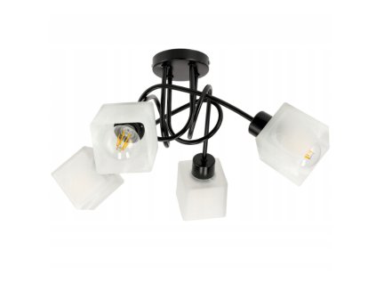LED stropní lampa LOFT - 4xE27 - CUBE WHITE