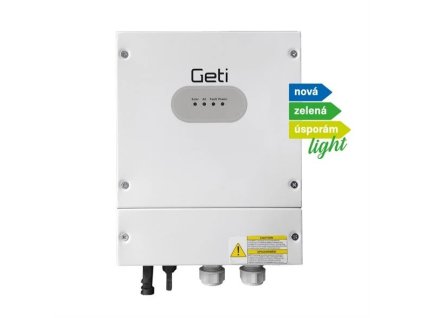 FVE regulátor Geti GWH01 MPPT 4kW pro fotovoltaický ohřev vody