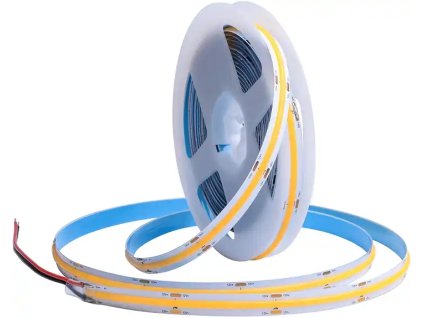 39675 39675 led pasek cob 10w m 12v ip20 5m studena bila