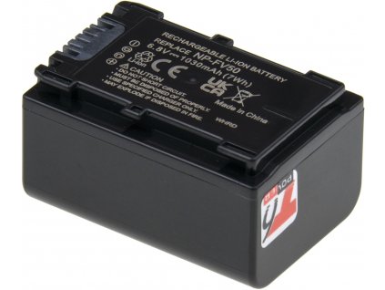 Baterie T6 Power Sony NP-FV50, NP-FV30, 1030mAh, 7Wh, šedá