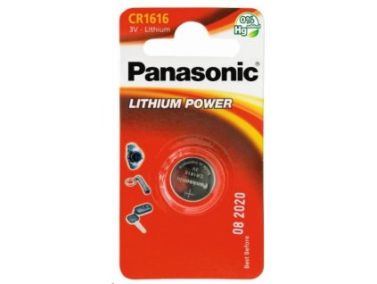 PANASONIC Lithiová baterie (knoflíková) CR-1616EL/1B 3V (Blistr 1ks)