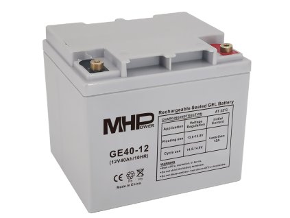 MHPower GE40-12 Gelový akumulátor 12V/40Ah