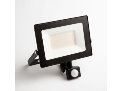 LED reflektor 50W s pohybovým senzorem - studená bílá