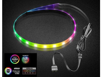 1stCOOL LED pásek AURA EVO ARGB LED, pásek 3-pin, ARGB strip, 30cm