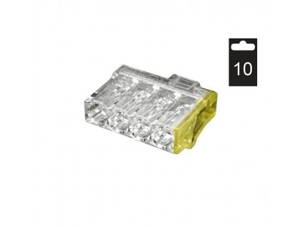 ELEMAN Svorka krabicová PC214-Y/10 bezšroubová žlutá