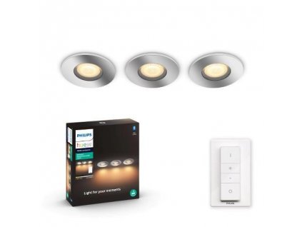 HUE Svítidlo LED Adore Bluetooth 3x5W GU10 3x350lm 2200K-6500K ovladač IP44 chrom