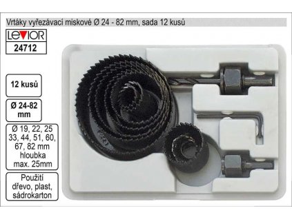 INNA Sada korunkových fréz RD01-3018, 12 ks