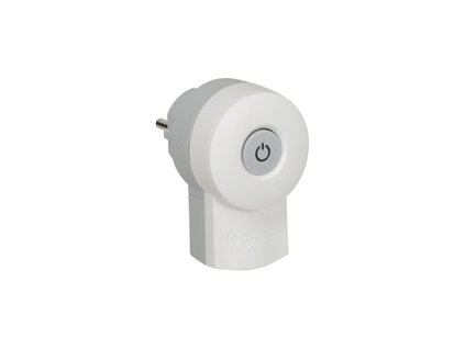 LEGRAND Vidlice 230V/16A zalomená plast IP20 bílá