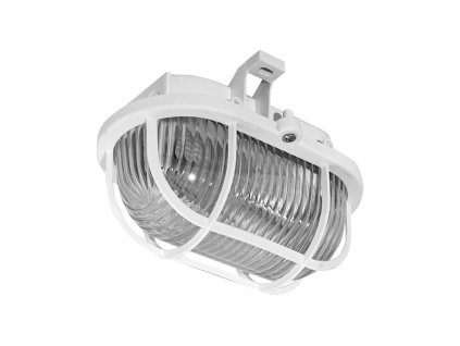 PANLUX Svítidlo OVAL 60W E27 plast IP44 bílá