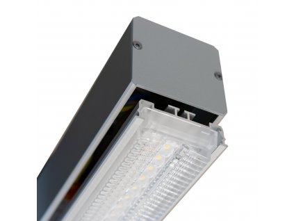 MODUS Systém TS, světelná jednotka standard 6000lm, délka 1421mm, elox, LED 840, optika širokozářič 90, nestmívatelné