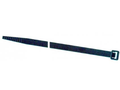 PROTEC Pásek vázací 360x4,8mm, PA, černá (100ks)