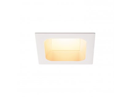 VERLUX, vestavné svítidlo, LED, 3000K, bílé matné, D/Š/H 13,5/13,5/7,5 cm, 20W