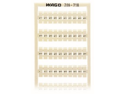 WAGO Štítek WSB s potiskem 1 a 2 1ks = 100 štítků