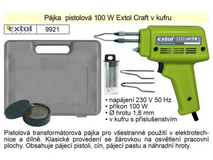 INNA Páječka 100W transformátorová v kufříku