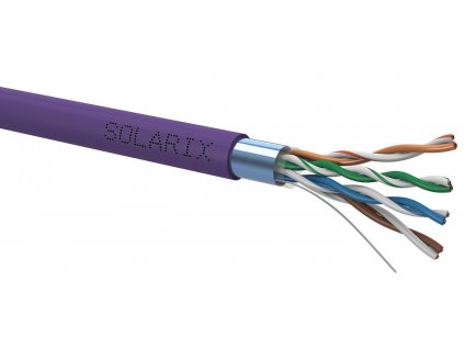SOLARIX Kabel FTP 4x2x0,5 CAT5E LSOH (balení 500m/cívka)