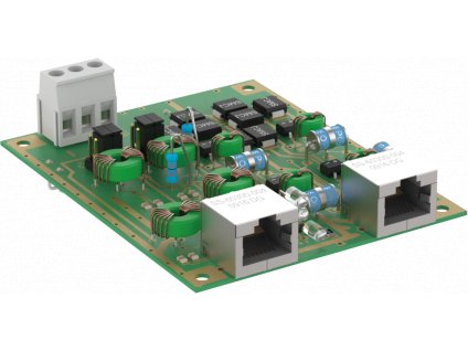 SALTEK Ochrana DL-1G-POE-PCB-INJECTOR přepěťová pro Ethernet 1 Gbit/s (Cat.6) s PoE režimu A, B 2 kA (10/350 µs)