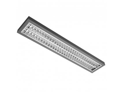 MODUS AREL4000, 2x LED , 1200mm, mřížka AL lesk, přisazené/závěsné, LED 830, NONSELV 350mA, nestmívatelný