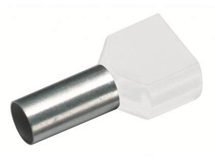 CIMCO Izolovaná dvojitá dutinka Cu 2 x 0,75/10 mm, bílá (100 ks)