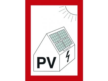 PROTEC Tabulka "PV" pro fotovoltaická zařízení A6