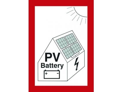 PROTEC Tabulka "PV" Battery pro fotovoltaické zařízení A6