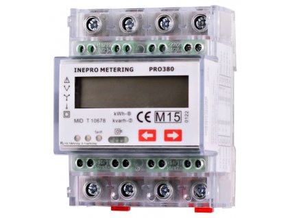 INEPRO Elektroměr PRO380-S-CT Mod x/5A MID