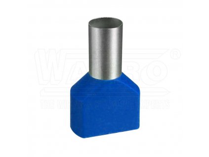 WAPRO Dutinka DUID-2x0,75-8 dvojitá s izolací PP modrá