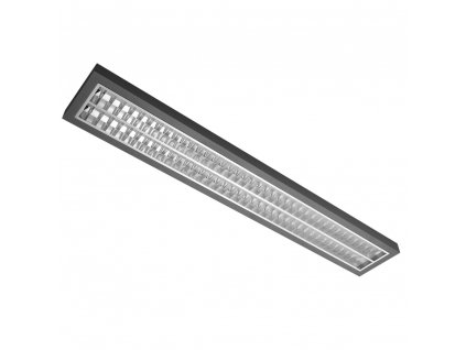 MODUS AREL6000, 2x LED , 1500mm, mřížka AL lesk, přisazené/závěsné, LED 857, NONSELV 350mA nestmívatelný