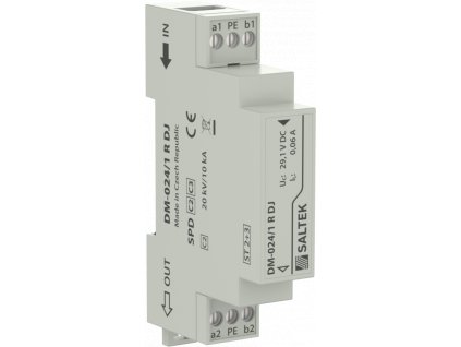 SALTEK Ochrana DM-024/1-R-DJ přepěťová 24V DC max.0,5A