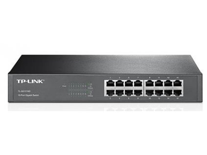 TP-Link Easy Smart switch TL-SG1016DE (16xGbE, fanless)