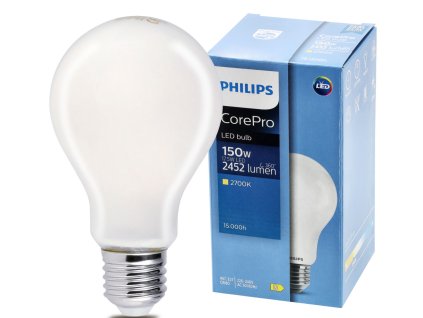 48148 48148 led zarovka philips e27 17 5w 2452lm 2700k corepro premium