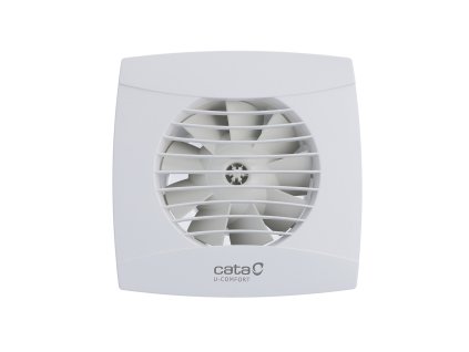 CATA Ventilátor UC 10 H Axiální, Slim design, bílý, 100 mm, 6 rychlostí, s nízkou hlučností 26dB, s časovačem a hygrostatem