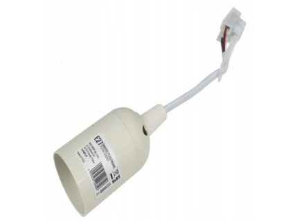 51355 plastova objimka e27 s priveskem