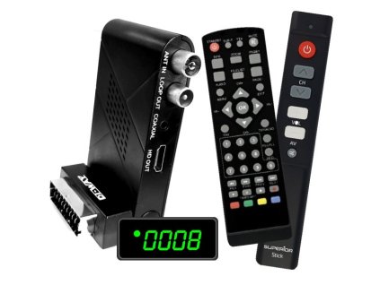 DI-WAY SENIOR 2020 Mini DVB-T2 H.265 + Ovladač SENIOR Stick