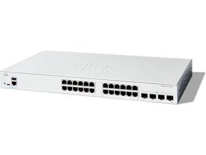 Cisco Catalyst switch C1300-24T-4X (24xGbE,4xSFP+,fanless)