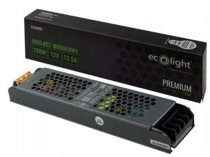48040 zdroj led slim ip20 12v 12a 150w premium line