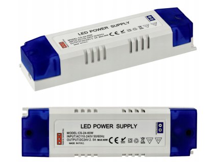 51205 zdroj pro led nabytek 24v 60w 2 5a ip20