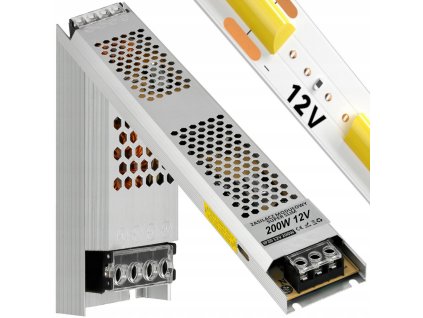 51127 tenky led zdroj 12v 200w 16 67a ip20