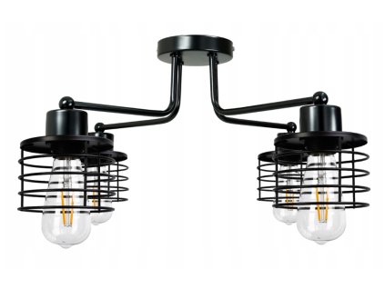 32832 zavesna lampa dron 4xe27 pruzina