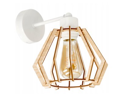34356 34356 led nastenne svitidlo 1xe27 wood brilliant