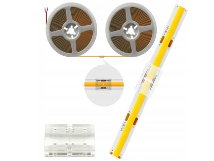 52861 konektor pro 8mm cob led pasky snap on