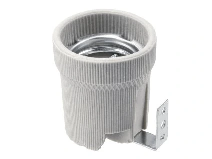 54517 keramicka objimka e27 porcelanova objimka s bocni objimkou pro stavebnictvi