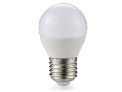43945 43945 led zarovka e27 5w g45 tepla bila