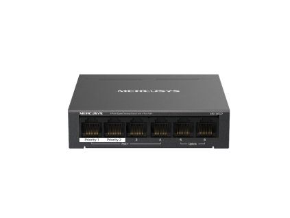 TP Link Mercusys MS106GP PoE switch a s