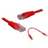 UTP Patch Kabel Lexton RJ45 CAT5E 0,25m 8P8C 1:1 Červená