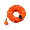 Prodlužovací kabel 20m, oranžový 3x1,5mm PR-160