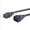 PremiumCord Kabel síťový prodlužovací 230V 16A 3m, konektory IEC 320 C19 - IEC 320 C20