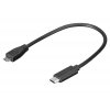 PremiumCord adaptér USB-C - microUSB 2.0, 0,2m