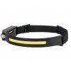 Čelovka s nabíjecí baterií REBEL URZ0935 (5W COB+ 3W Led)